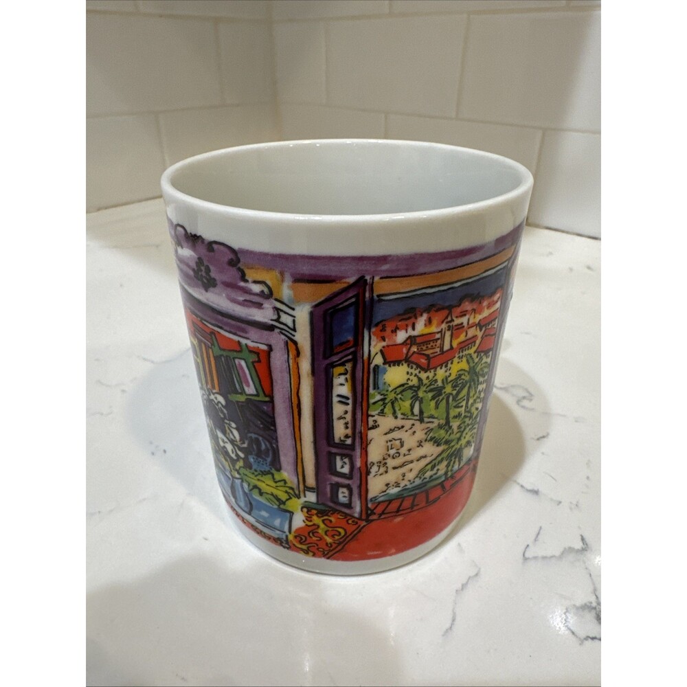 Chaleur Masters Collection Coffee Mug Cup D. Burrows Raoul Dufy Window Opening - Picture 8 of 11
